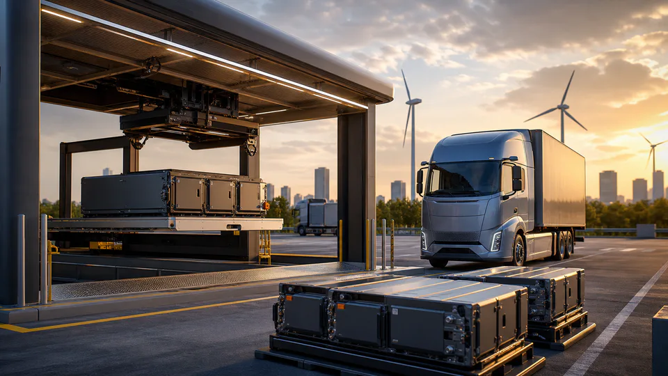 Il progetto Swaptopus e la batteria CATL TECTRANS II destinata ai camion commerciali elettrici