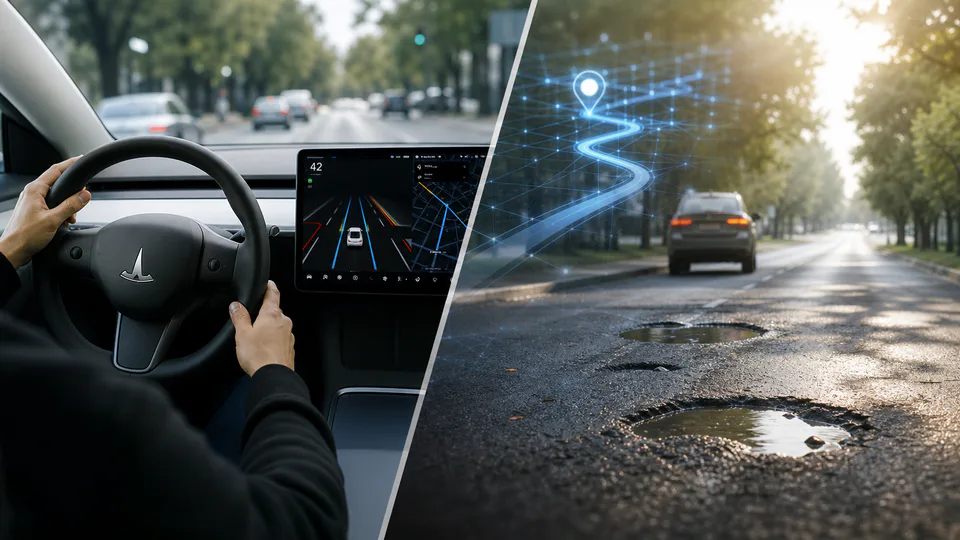 Tesla Full Self-Driving e i miglioramenti previsti per navigazione ed elusione delle buche