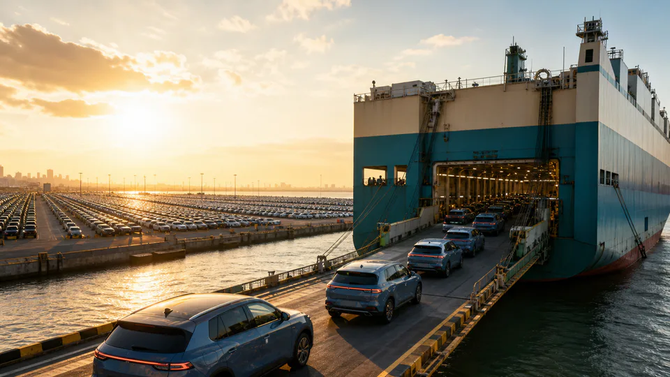 Esportazioni automobilistiche cinesi sostenute da veicoli elettrici e ibridi plug-in