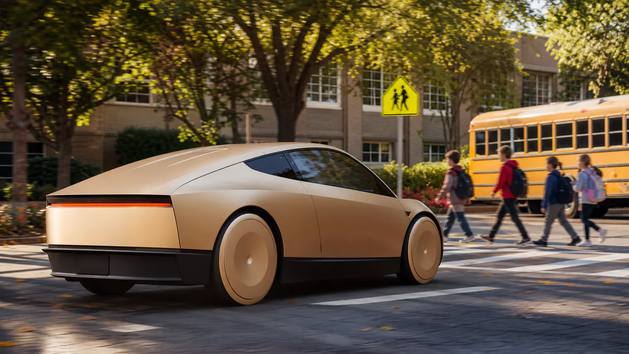 Robotaxi Tesla al centro dell’esame NHTSA sui limiti di velocità nelle zone scolastiche