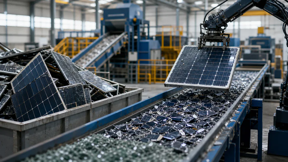 Riciclo e recupero dei materiali dai moduli fotovoltaici a fine vita in Germania
