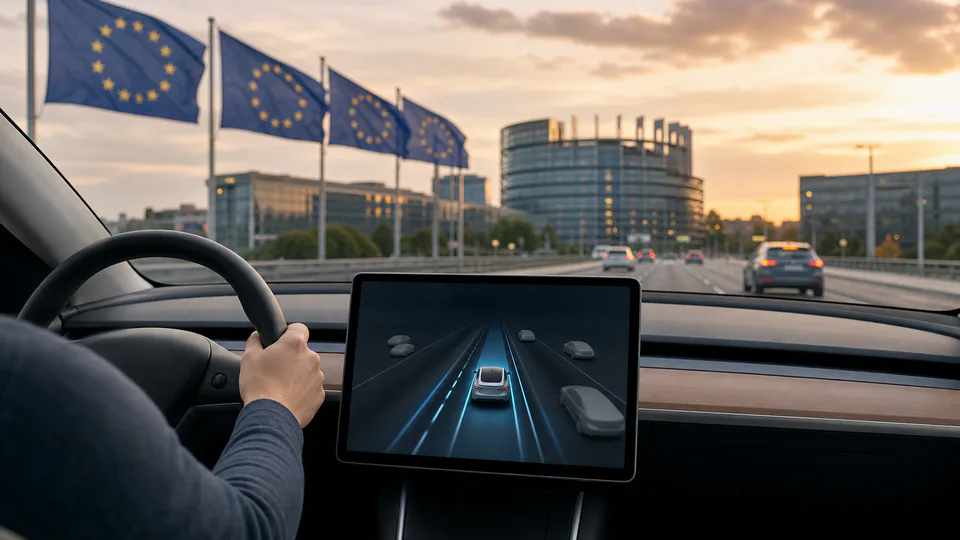 Il sistema Tesla FSD al centro del processo europeo di approvazione sostenuto dalla Germania