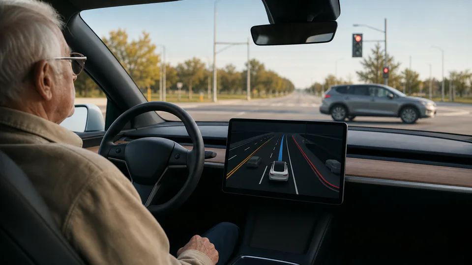Tesla Model Y e il dibattito sulla supervisione del conducente durante l'uso di FSD