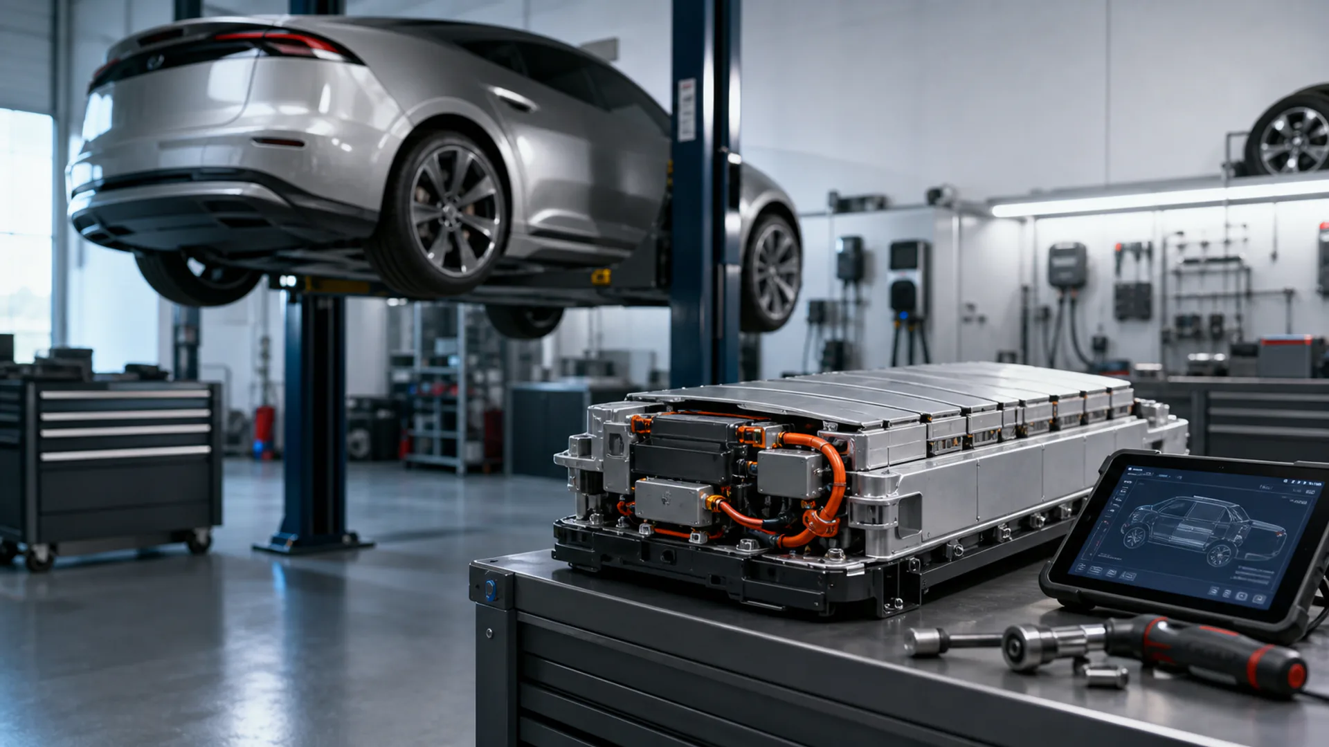 Il cambiamento della manutenzione nelle officine con la diffusione delle auto elettriche