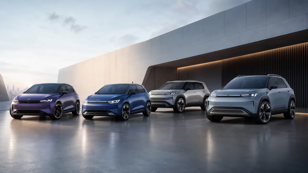 La famiglia di auto elettriche urbane MEB+ del Gruppo Volkswagen presentata al Salone di Parigi