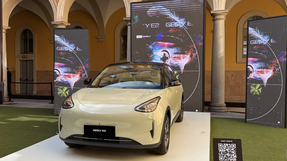 Geely E2 debutta alla Milano Design Week 2026