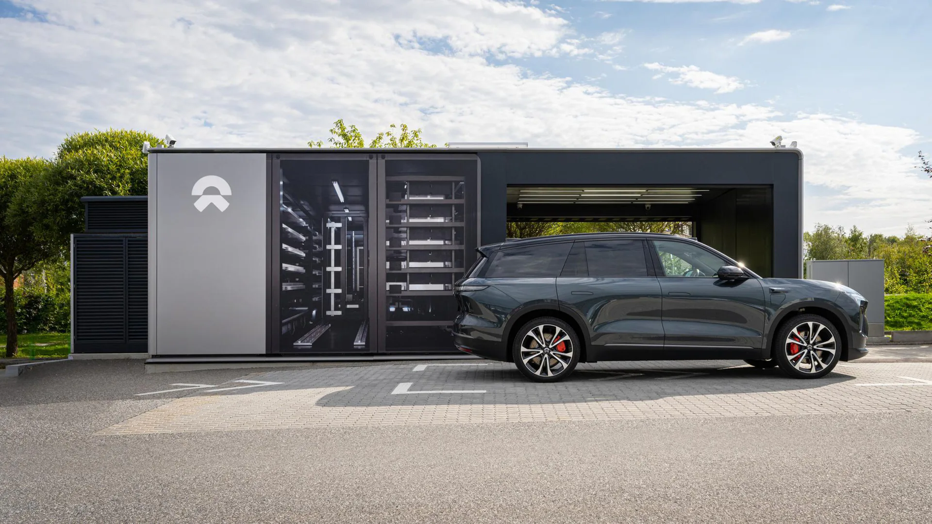 NIO battery swap stations