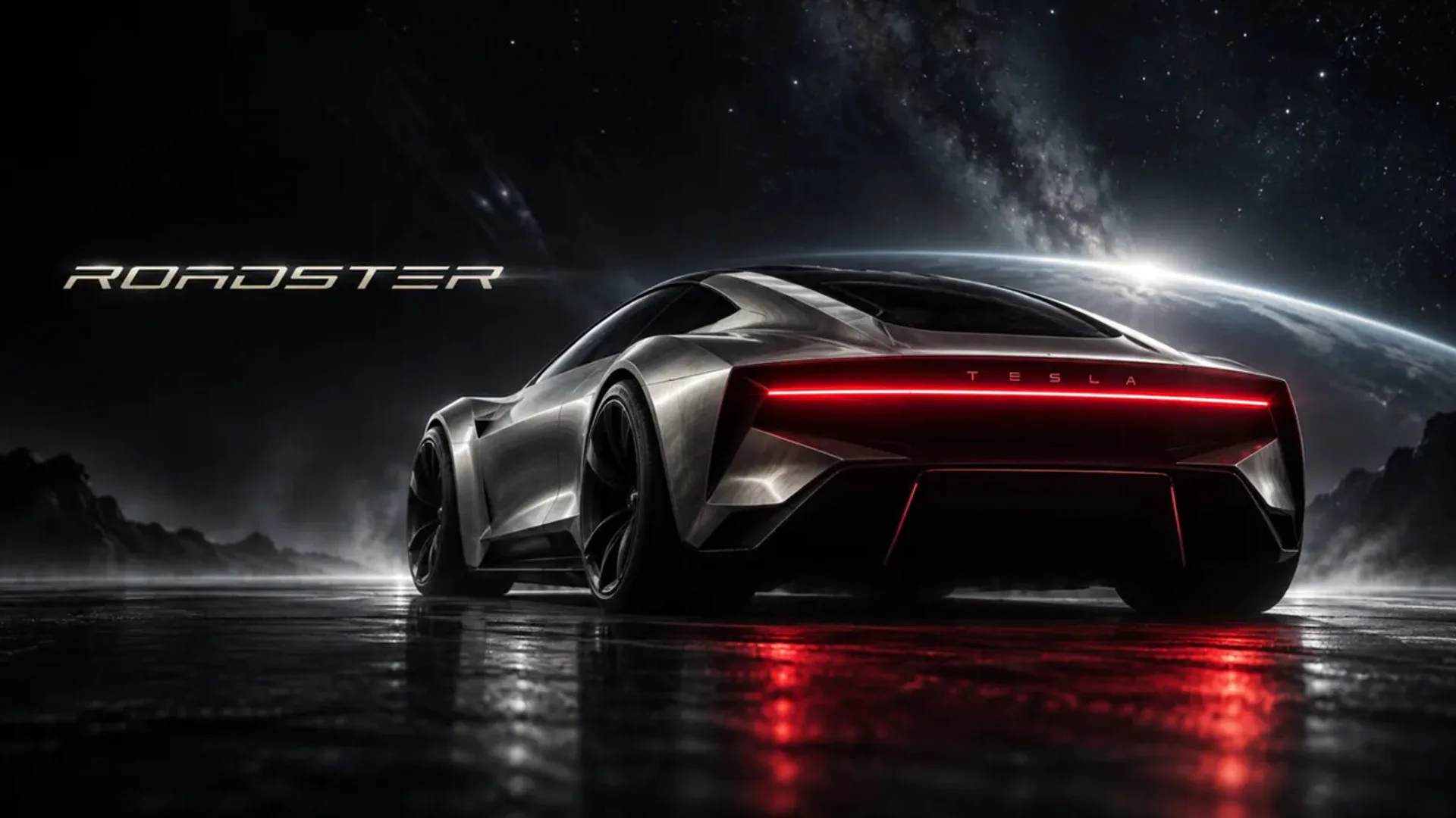 Tesla Roadster: il teaser 'Cyber' divide